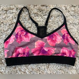 PINK Victoria's Secret Pink Floral Sports Bra